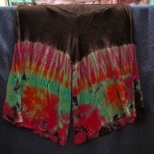 Tie Dyed Cropped Pants